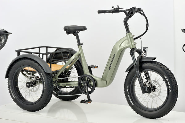 Revom T2 Fat Tyre Electric Mountain Trike 250W