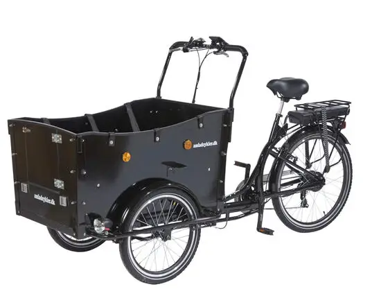 Amcargobikes Curve Kindergarten Open Cargo Electric Bike 250W