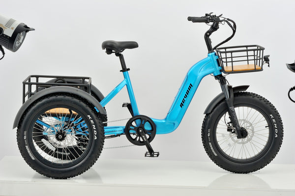 Revom T2 Fat Tyre Electric Mountain Trike 250W