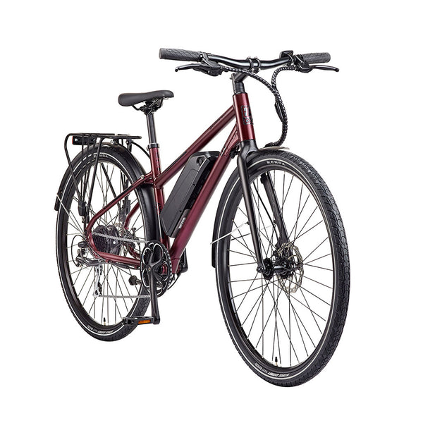 EZEGO Commute Ex Ladies Electric Bike 250W - Maroon