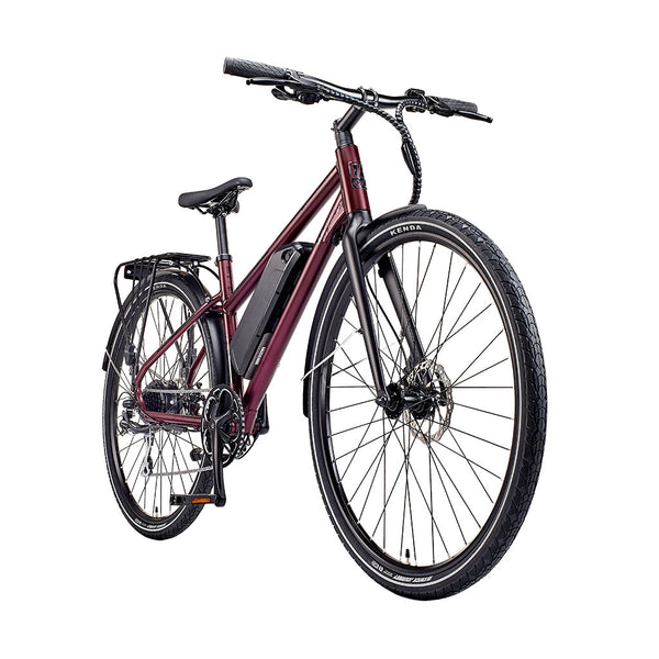 EZEGO Commute Ex Ladies Electric Bike 250W - Maroon