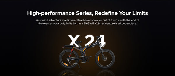 Engwe X24 Fat Tyre Foldable Electric Bike 1000W