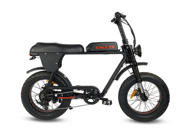 Cruz73 Unlimited Retro Fat Tyre Electric Bike 750W