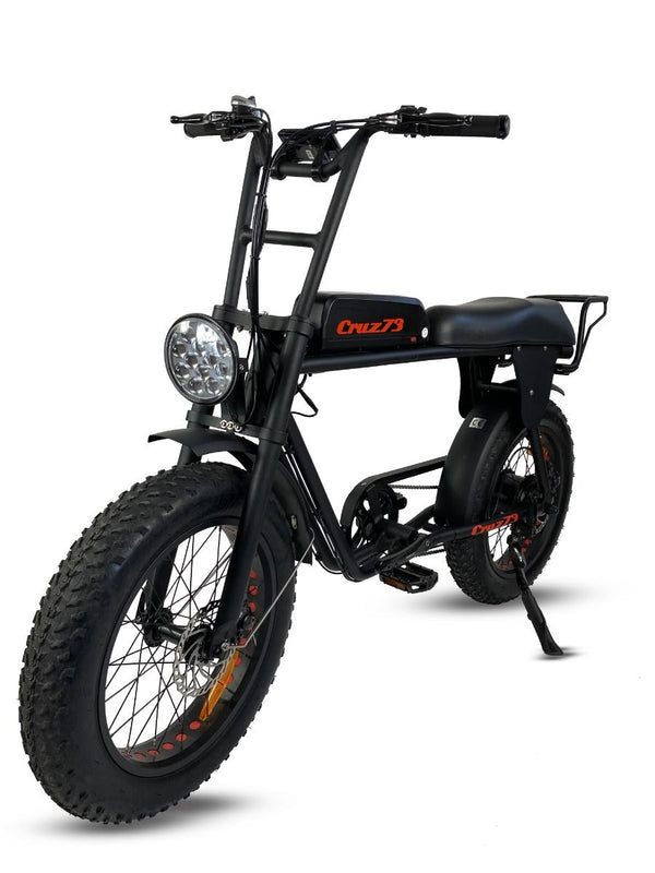 Cruz73 Retro Fat Tyre Electric Bike 250W