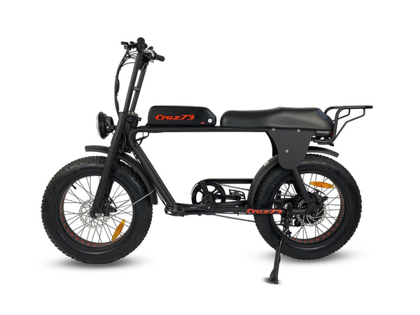 Cruz73 Retro Fat Tyre Electric Bike 250W